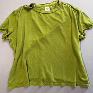 We the Free XS Green Top Basic Tee Casual Short Sleeve T-Shirt